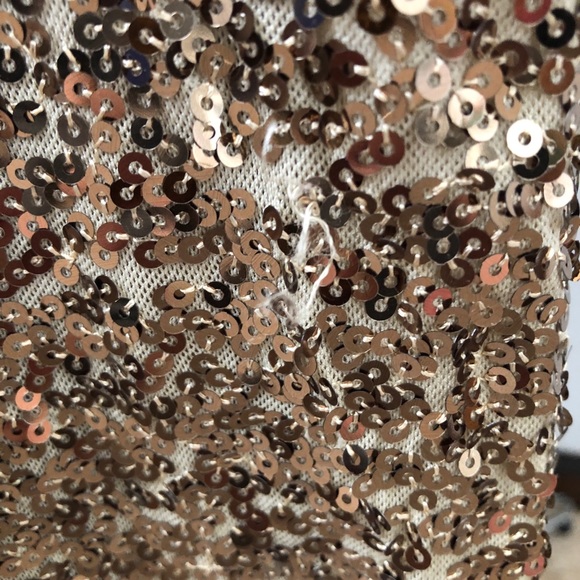 Badgley Mischka Gold Sequin Award Winner Gown | Size 0 - Picture 6 of 9